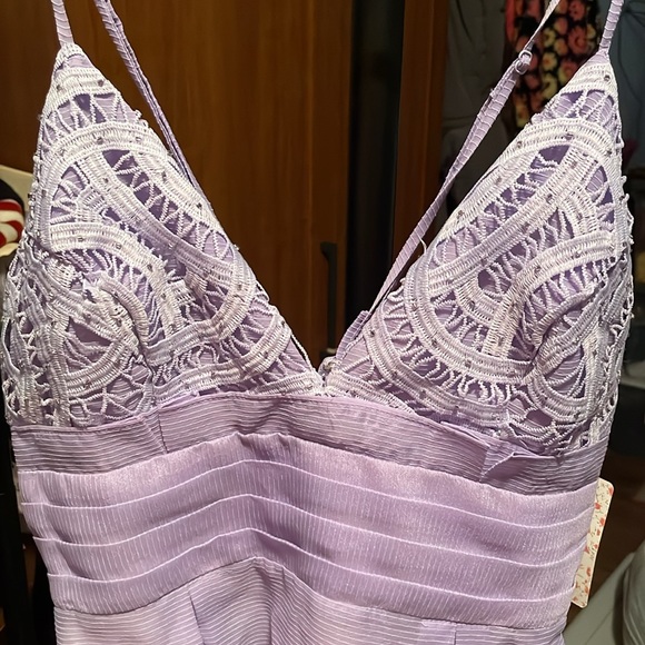 lilac Free People dress with embellishments NWT - Picture 2 of 5